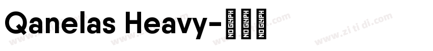 Qanelas Heavy字体转换